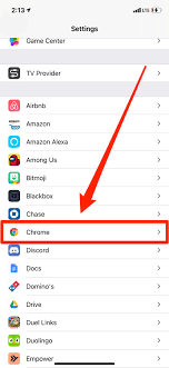 Tap accounts on the step 6: How To Make Chrome The Default Browser On Your Iphone