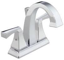 Two Handle Centerset Bathroom Faucet in Chrome
