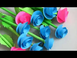 Some use normal printer paper or colored cardstock 3. 7 How To Make Small Flower With Paper Making Paper Flowers Step By Step Diy Paper Crafts Youtube Hoa