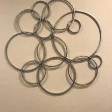 Silver Circles Metal Wall Decor Pier 1 Imports Metal Wall Decor Metal Walls Iron Ring