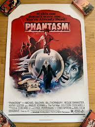 1979 PHANTASM Original Linen Backed U.S. One Sheet Movie Poster Signed by  Reggie Bannister | Time Warp Collectibles