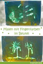 Malen Mit Fingerfarben Ohne Kleckern Fingerfarben Kreativ Und Spielideen Fur Kinder