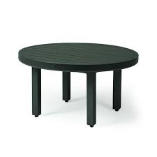 A distinctive choice for your living room. Mallin Trinidad Slat 36 Round Coffee Table 3 C036