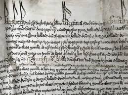 1599 Queen Elizabeth Great Seal English Manuscript Latin Shakespeare Vellum Wax Queen Elizabeth Vellum Latin