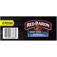 Always refer to the actual package for the most accurate information. Red Baron Deep Dish Singles Pepperoni Pizzas 2 Ct 11 2 Oz Mariano S