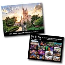 2021 Magic Kingdom Wall Calendar Wdw Magazine In 2020 Disney World Calendar Wall Calendar Magic Kingdom