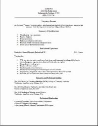 Attach a cover letter to your veterinarian resume. Veterinary Resume Occupational Examples Samples Free Edit With Word