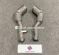 Audi C8 S6/S7 2.9T Downpipes - C8 S6/S7 2.9T & OPF / Catless Downpipes /  Brushed