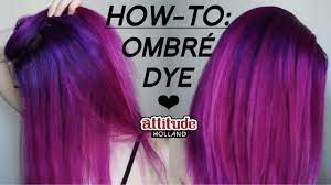 More images for pink and purple hair color » Ombre Hair Dye Tutorial Youtube