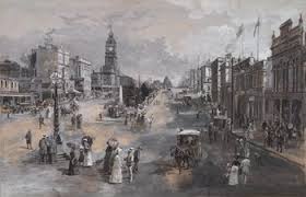 Sturt Street Ballarat C 1887 By Albert Henry Fullwood Australian Painting Australian Painters Australia History