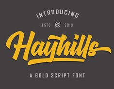 The font is usually brush script with a custom tail added. 23 Font Ideas Fonts Modern Calligraphy Fonts New Fonts
