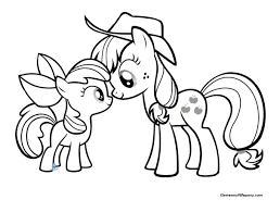 Learn colors with my little pony pinkie pie coloring page game for. Mother And Baby Pony Coloring Page My Little Pony Coloring Pages