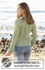 Tierra stitchy hoodie knitting pattern. Sweet Ivy Leaves Drops 175 25 Free Knitting Patterns By Drops Design Knit Cardigan Pattern Free Knitting Patterns For Women Sweater Pattern