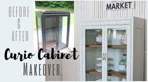 By now we will assign tip. Curio Cabinet Makeover Cabinet Transformation Before And After Furniture Makeover Youtube