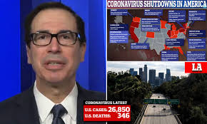 The sleek white glass finish gives the. Us Coronavirus Lockdown To Last 10 12 Weeks Treasury Secretary Steven Mnuchin Says Daily Mail Online