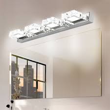 Xiaojmake Vanity Lights 4 Head Glass Wall Bathroom Mirror Led Vanity Lighting Fixtures Walmart Com Walmart Com