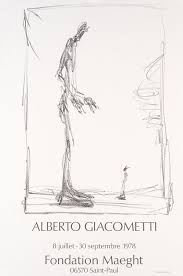 Alberto Giacometti Fondation Maeght Alberto Giacometti After 1967 Vintage Posters Alberto Giacometti Famous Sculptures
