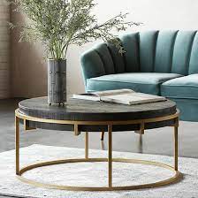 This table features clean, simple, unobstructed lines. Phillo Round Elm Modern Coffee Table Amp Decor London Uk Sotti Co