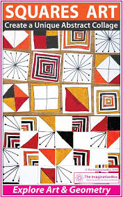 Since the fourth graders have been working with geometry i thought making designs with a geometric focus would be fun. 2d Shapes Geometry And Squares Math Art Activity Art Lessons Math Art Projects Math Art Activities
