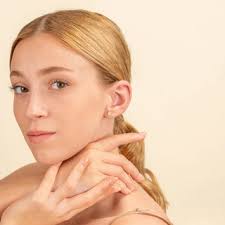 0.10 CT Round Cut Mini Pet Paw Moissanite Diamond Earrings in 925 Sterling  Silver