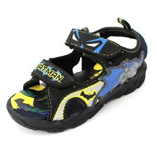 Batman Boys Black Lighted Sports Sandals Shoes Bms603 7 8 9 10 11 12 Toddler Kid Summer Shoes Sandals Batman Light Kids Shoes