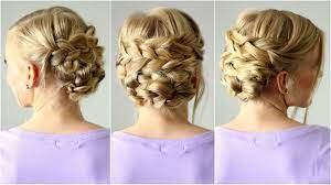 And we are one pace away from proving that you can have any braid type mounted into your updo, including those dressy crown hairstyles we all adore. Braided Updo For Shorter Hair Missy Sue Youtube