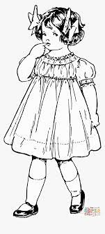 Calling all artists, creators, wild imaginations, innovative thinkers, and anyone looking for some fun at home! Victorian Girl Colouring Pages Hd Png Download Kindpng