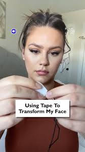 Taping my face to look younger 😊👋