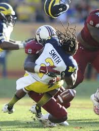 my favorite clowney pin jadeveon clowney hit michigan outback bowl this man is a beast will actually watch gamecocks football football hits carolina football