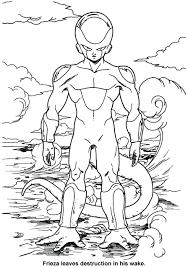 It tells about the adventures of the boy son goku, who has incredible strength and tenacity. Frieza Coloring Pages Coloring Home