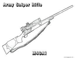 Nerf guns are so fun and safe to play with. Army Sniper Rifle Coloring Pages Gun Coloring Pages Coloring Pages For Kids And Adults