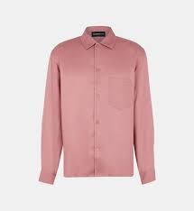 Chemise rose homme coupe slim fit par lacoste. Chemises Homme Roses Galeries Lafayette