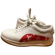 Basket louis vuitton occasion : Achetez Louis Vuitton X Supreme Louis Vuitton X Supreme Baskets Pour Femme En Cuir Blanc Dhgate Com