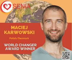 🎉 We are thrilled to announce Maciej Karwowski as a recipient of the SENIA  World Changer Award! 🌟 As a Learning Support Teacher at Copenhagen  International School, Maciej has dedicated his career