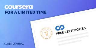 We did not find results for: For A Limited Time Coursera Offers Free Certificates For 115 Courses Here Is The Full List Class Central