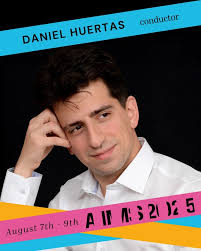Daniel Huertas will conduct the 2025 AIMS Festival Orchestra. 🎶 He is the  assistant conductor of the Ensemble Intercontemporain in Paris and the  Spanish National Orchestra and Choir. He is the musical