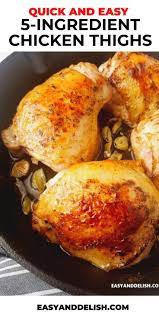 Best Ever Cast Iron Keto Ranch Chicken Thighs Recipe Recipes Bbc Good Food Recipes Easy Chicken Recipes