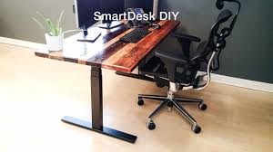 I have a height adjustable desk at work ( not ghetto'ized, like my home version). Diy Standing Desk Kit Height Adjustable Smartdesk Frame Diy Standing Desk Standing Desk Frame Desk