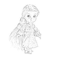 Baby disney princess coloring pages. The Holiday Site Coloring Pages Of Disney Princess Mini Dolls Free And Downloadable