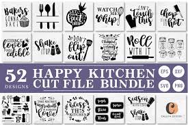 Download Happy Kitchen Svg Cut File Bundle 103327 Cut Files Design Bundles