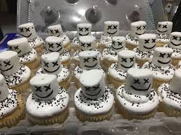 Marshmello Mellogang Cupcakes Dj Marshmello Party 7th Birthday Party Ideas Boy Birthday Parties Cupcake Party