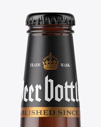 Download Dark Amber Beer Bottle With Condensation Mockup In Bottle Mockups On Yellow Images Object Mockups PSD Mockup Templates