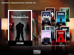 Wandavision 2021 Minimalist Set Plexposters