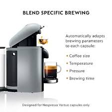 Offering freshly brewed coffee with crema as well as delicious, authentic espresso, the vertuoplus machine conveniently makes two cup sizes at the touch of a button: Nespresso Vertuoplus Deluxe Coffee And Espresso Machine Bundle With Aeroccino Milk Frother By Breville Silver Pricepulse