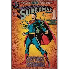 Roommates Comic Book Cover Superman Kryptonite Peel And Stick Comic Cover Walmart Com Superman Poster Retro Comic Superman Wall