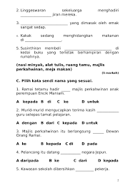 100%(2)100% found this document useful (2 votes). 18375674 Ujian Bulanan Bm Tahun 3 Kertas 1