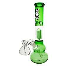 Chongz Glass "Biohazard" 30cm Perc - Green - Chongz