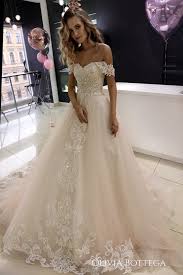 Off The Shoulder Wedding Dress Ivia By Olivia Bottega Open Etsy In 2020 Wedding Dress Bustier Wedding Dresses Delicate Wedding Dress