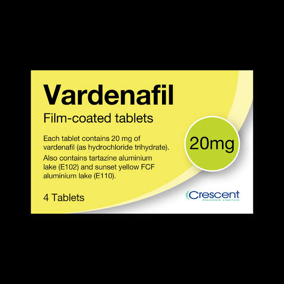 Vardenafil 20mg Film-coated Tablets – Crescent Pharma