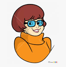 Continue to draw out the head by making the back of the neck. How To Draw Velma Dinkley Scooby Doo Easy Velma Scooby Doo Drawing Hd Png Download Transparent Png Image Pngitem
